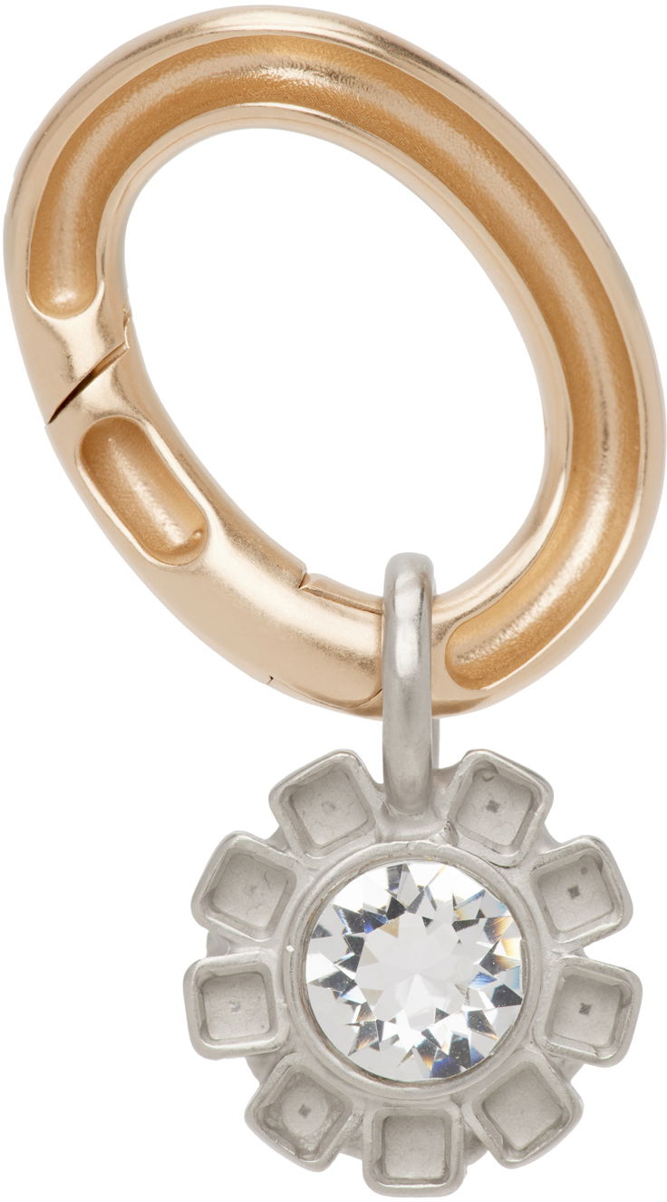 Privjesci za ključeve Maison Margiela Flower Charm Hoop Earring Metalik | SM1VG0030 SV0164