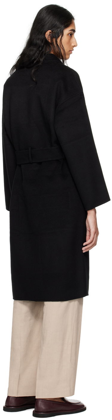 Kaputi Anine Bing Dylan Double-Breasted Wool Coat Crna | A-01-4001-000, 2