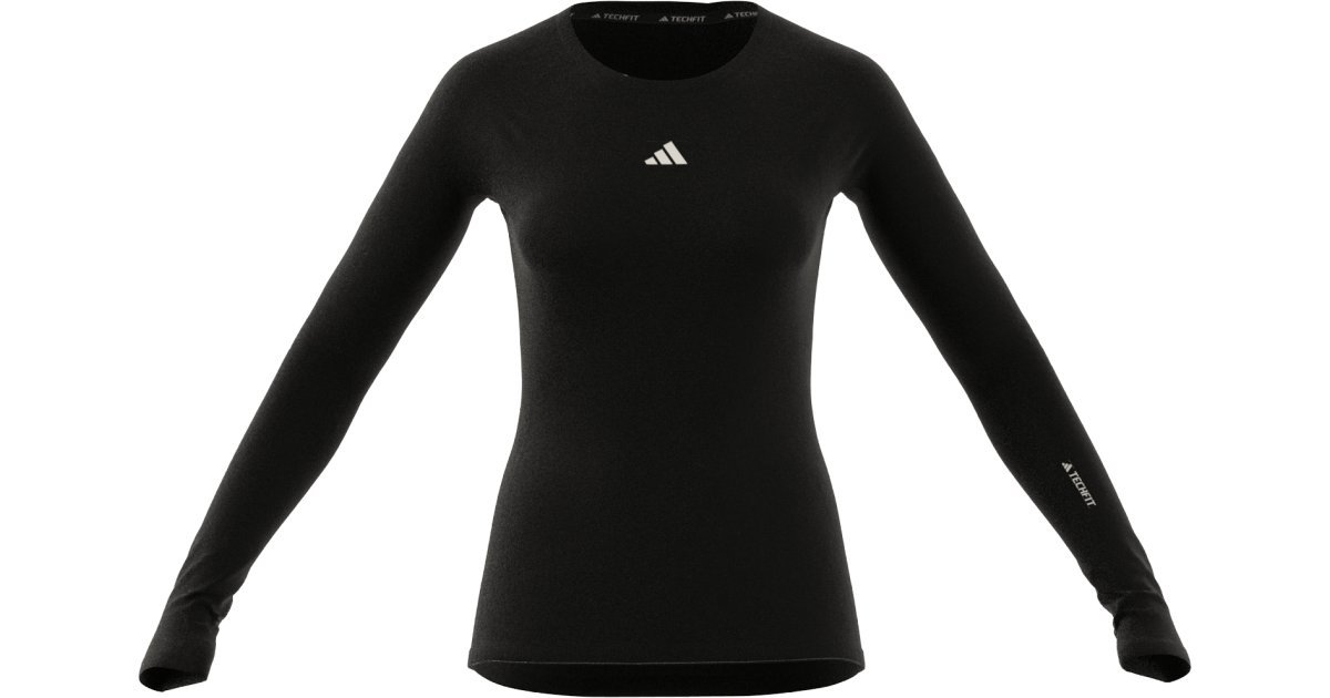 Majica kratkih rukava adidas Originals adidas Techfit Crna | hy3214, 1