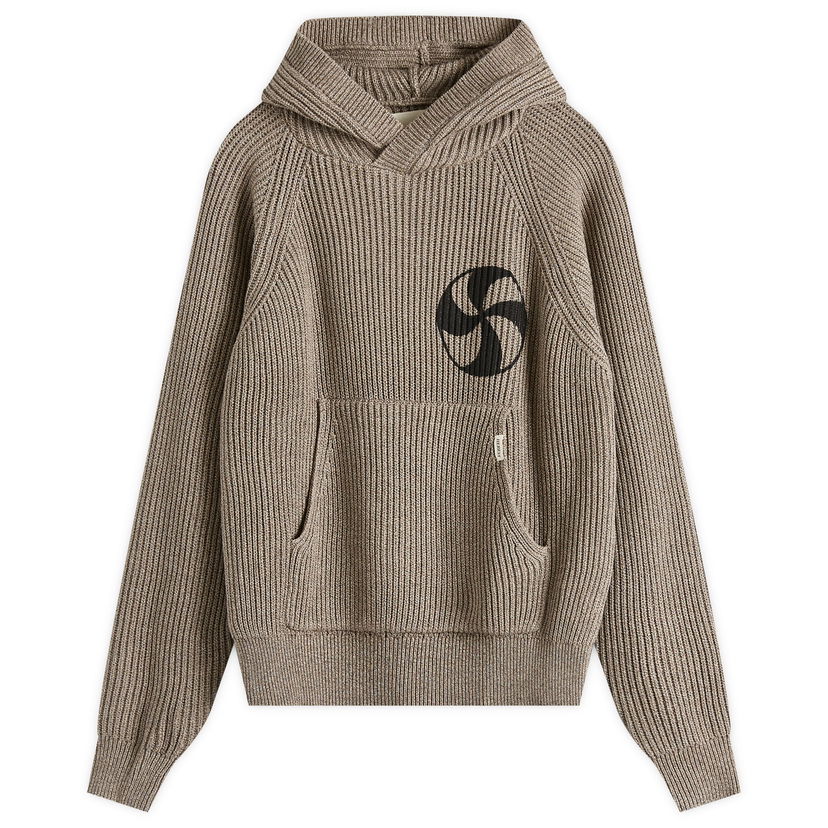 Džemper Heresy Heresy Women's Hodge Knit Hoodie, Size Large Smeđa | HSS25-KW01-BRW
