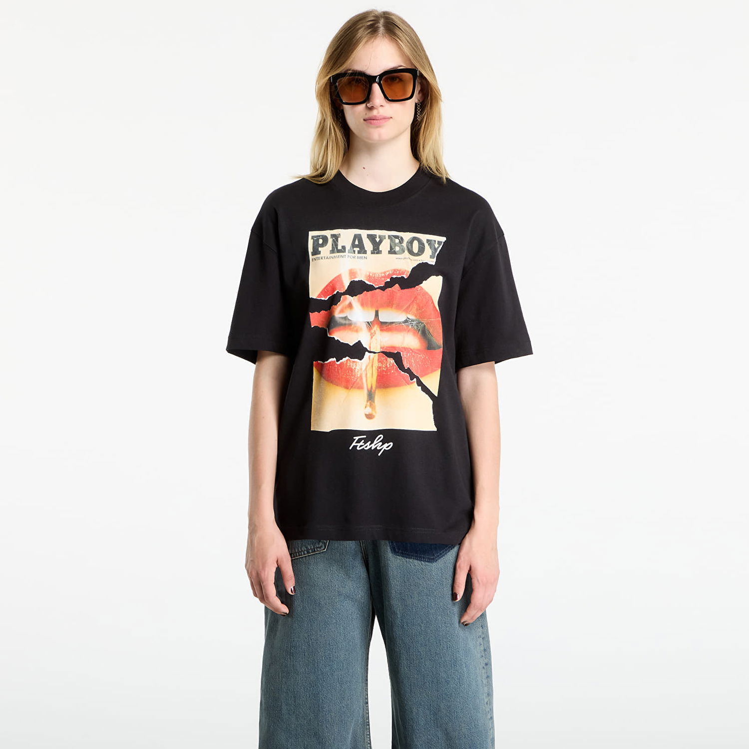 Majica kratkih rukava Footshop Playboy x FTSHP Cover Tee 2013/11 UNISEX Black Crna | FTSHP_524, 1