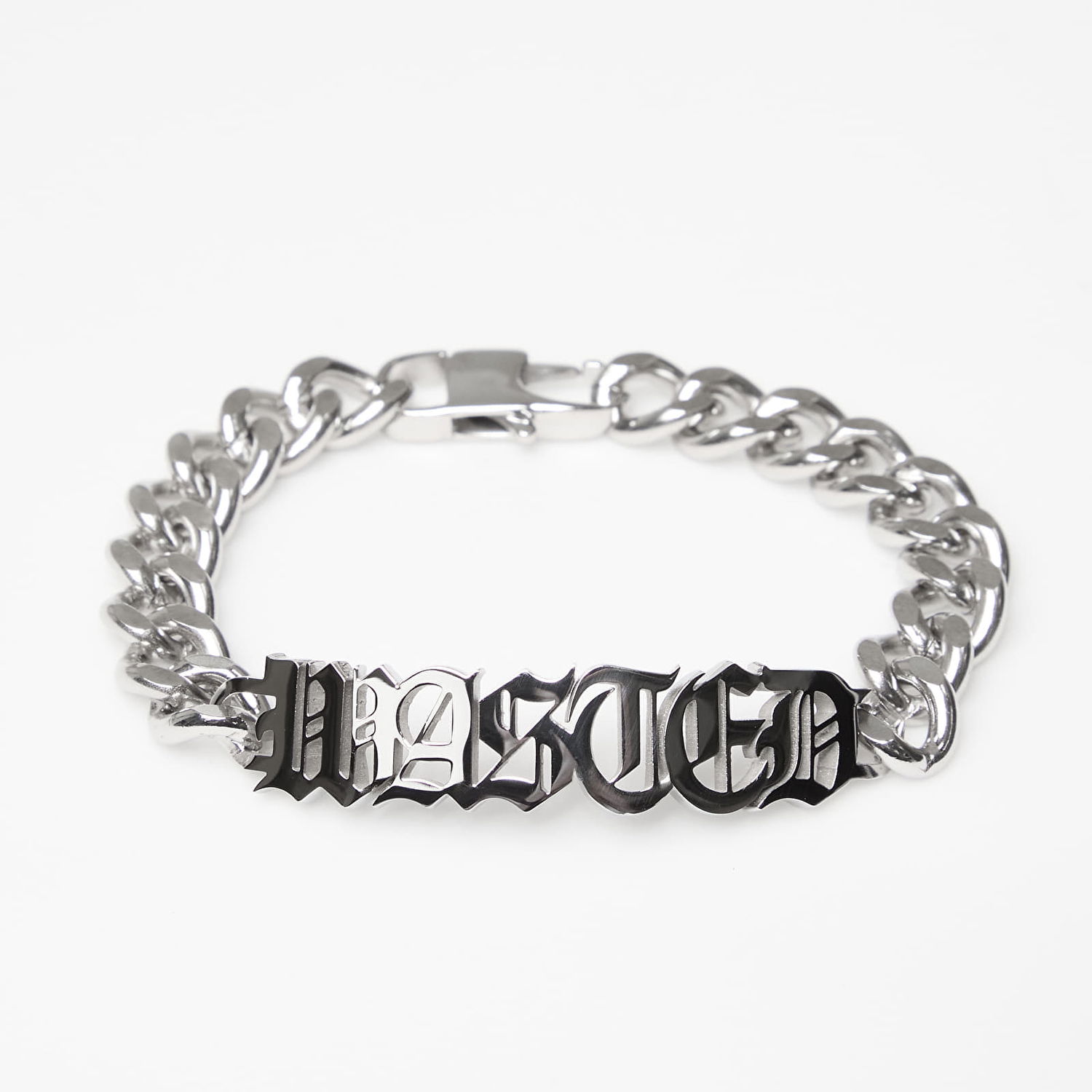 Narukvica Wasted Paris U Legacy Chain Bracelet with 'WASTED' Lettering Metalik | WP_000310, 1