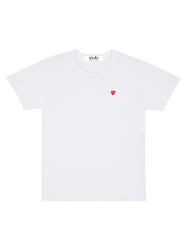Majica kratkih rukava Comme des Garçons PLAY Mini Heart T-Shirt Bijela | P1T108 2