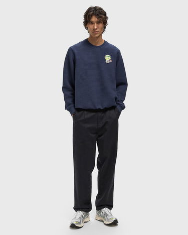 Dukserice Casablanca Grid Laurel Patch Sweatshirt Tamnoplava | AW25-JTP-420-02, 2