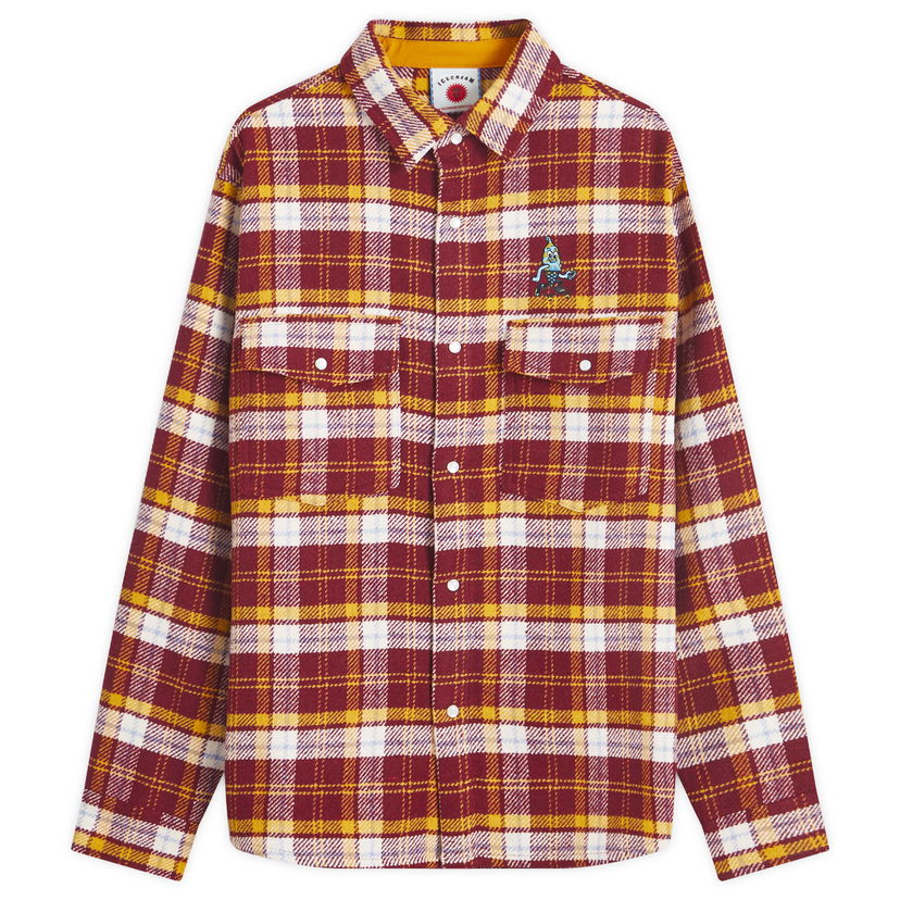 Košulja BBC IceCream ICECREAM Flannel Overshirt Crvena | IC24319-RD