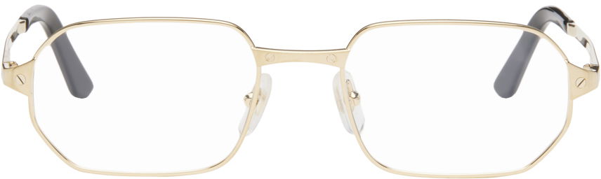 Sunčane naočale Cartier Rectangular Glasses Bež | CT0442O-001, 0
