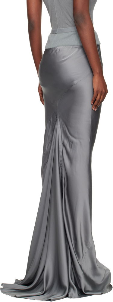 Suknja Rick Owens Concordians Slim Coda Maxi Skirt Siva | RP02E4381 SCH, 2