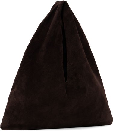 Ručna torbica The Row The Row Small Bindle Suede Tote Crna | W1682-L613, 4