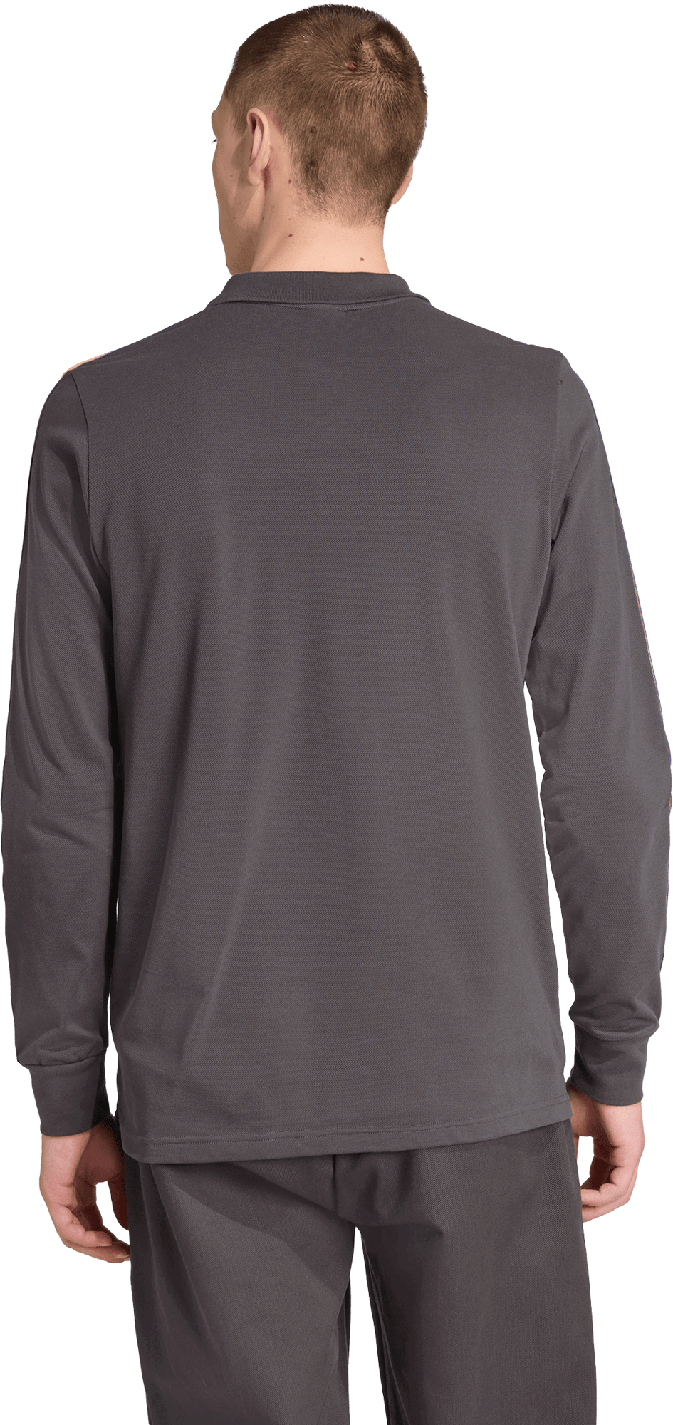 Polo majica adidas Originals Manchester United Icon Long Sleeve Polo Shirt Siva | jn2822, 1