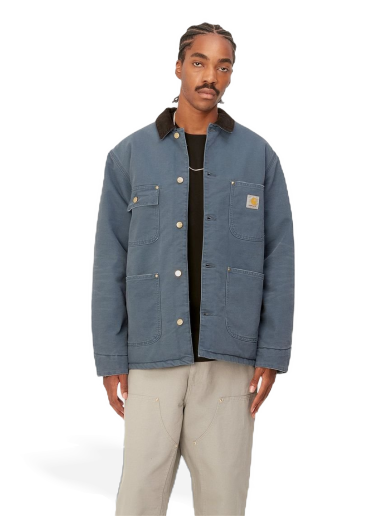 Kaputi Carhartt WIP OG Chore Coat "Ore / Black aged canvas" Tamnoplava | I027357_1QF_3K