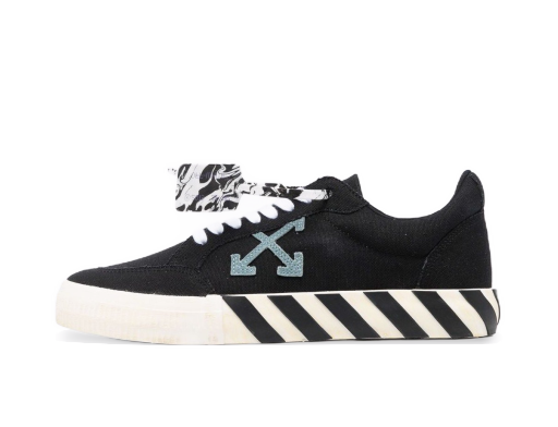 Tenisice i cipele Off-White Low Vulcanized Eco Canvas Crna | OMIA085F21FAB0011045