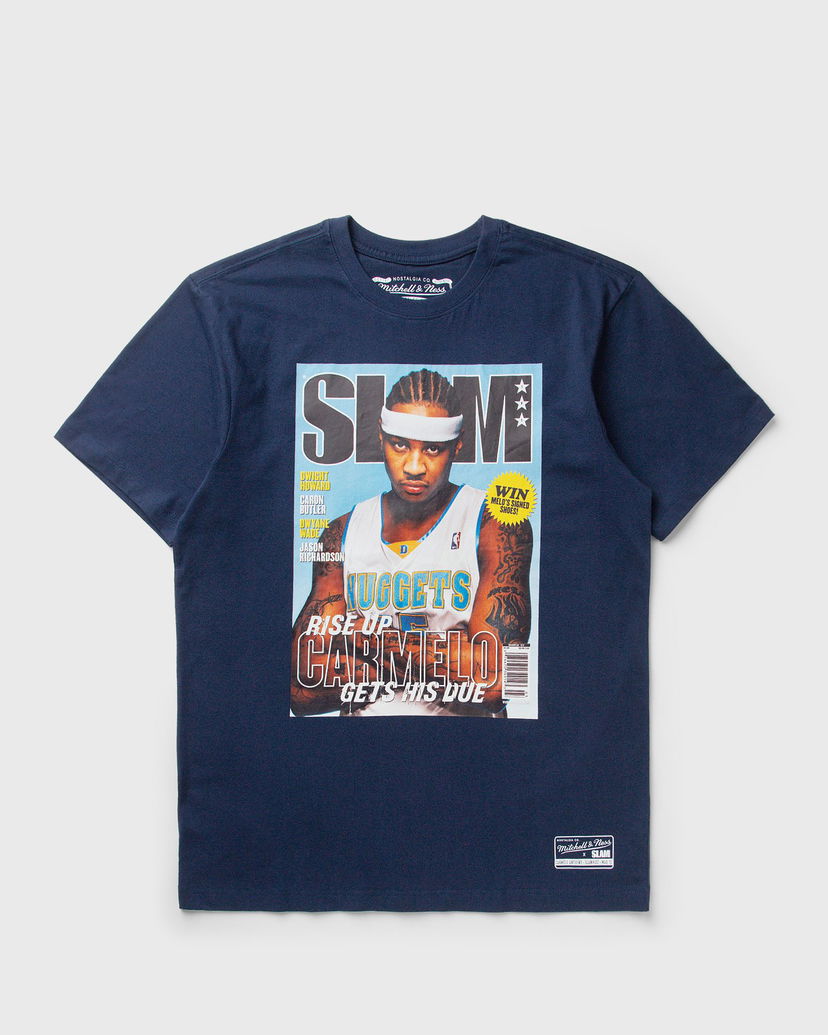 Majica kratkih rukava Mitchell & Ness Mitchell & Ness Denver Nuggets Carmelo Anthony SLAM T-Shirt Tamnoplava | BMTRINTL1276-DNUNAVYAC