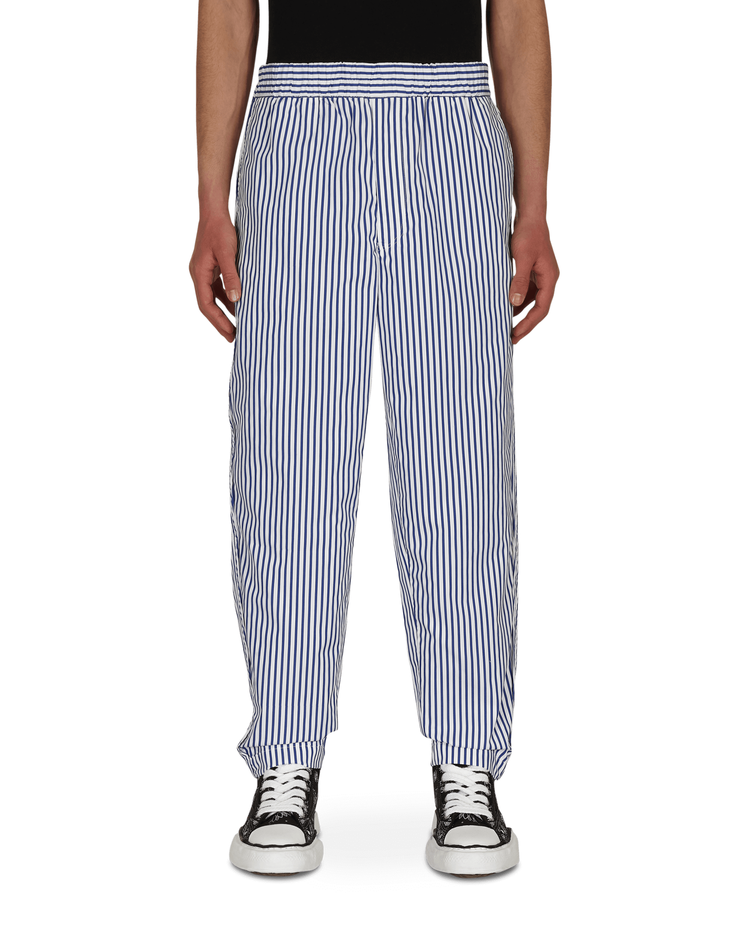 Hlače Comme des Garçons Stripe Trousers Tamnoplava | FG-P008-SS21 1, 0
