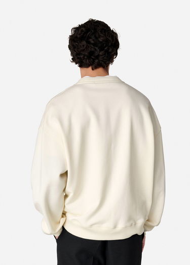 Dukserice AXEL ARIGATO Cream Relaxed-Fit Sweatshirt Bijela | A3000001, 3