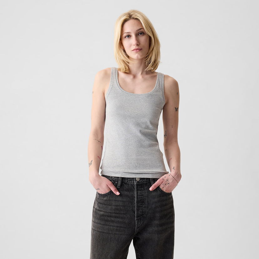 Majica bez rukava GAP Modal Tank Grey Siva | 540670-01