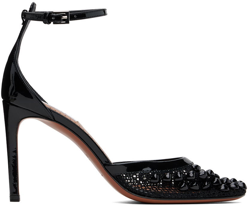 Tenisice i cipele Alaïa High Fishnet Pumps Crna | AA3E049TK033