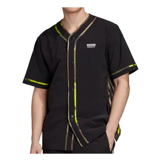 Košulja adidas Originals Originals Casual Breathable Short Sleeve Baseball Shirt Crna | GK5912