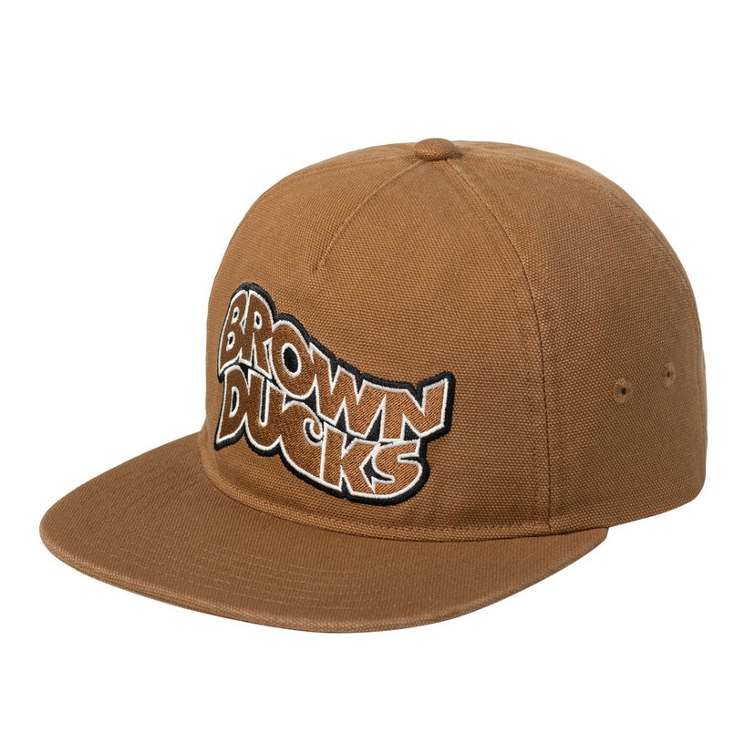 Kapa Carhartt WIP Canvas Cap With Embroidered Logo Smeđa | I033922_2