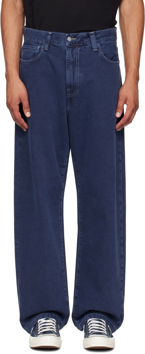 Jeans Carhartt WIP Landon Relaxed Jeans Tamnoplava | I033749