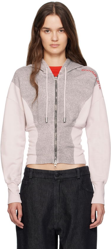 Dukserice Eckhaus Latta Eckhaus Latta Snatched Zip-Up Hoodie Ružičasta | 4000-EL-PF25-P -, 0