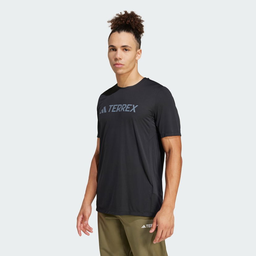 Majica kratkih rukava adidas Performance Terrex Multi Climacool Logo Tech T-Shirt Crna | JI9234