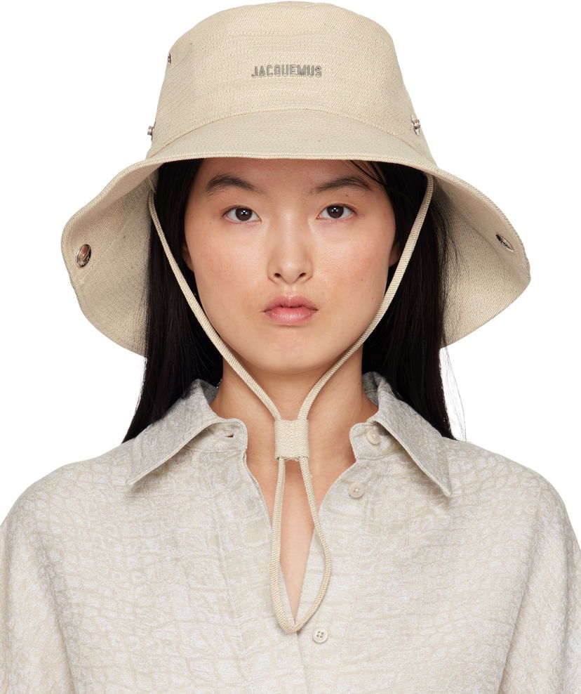 Šešir Jacquemus Jacquemus 'The de-Nîmes' Denim Bucket Hat Bež | 25E255AC721-5113