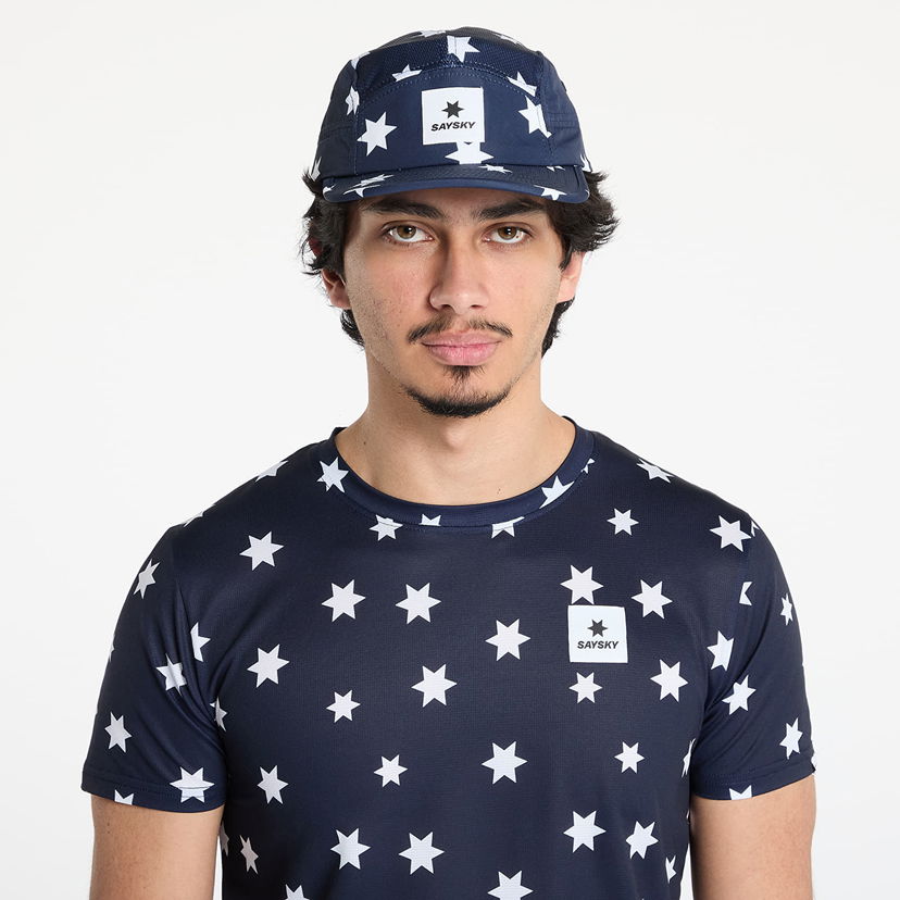 Majica kratkih rukava Saysky SAYSKY Combat Star Print Running Cap Tamnoplava | NUACA104C1028