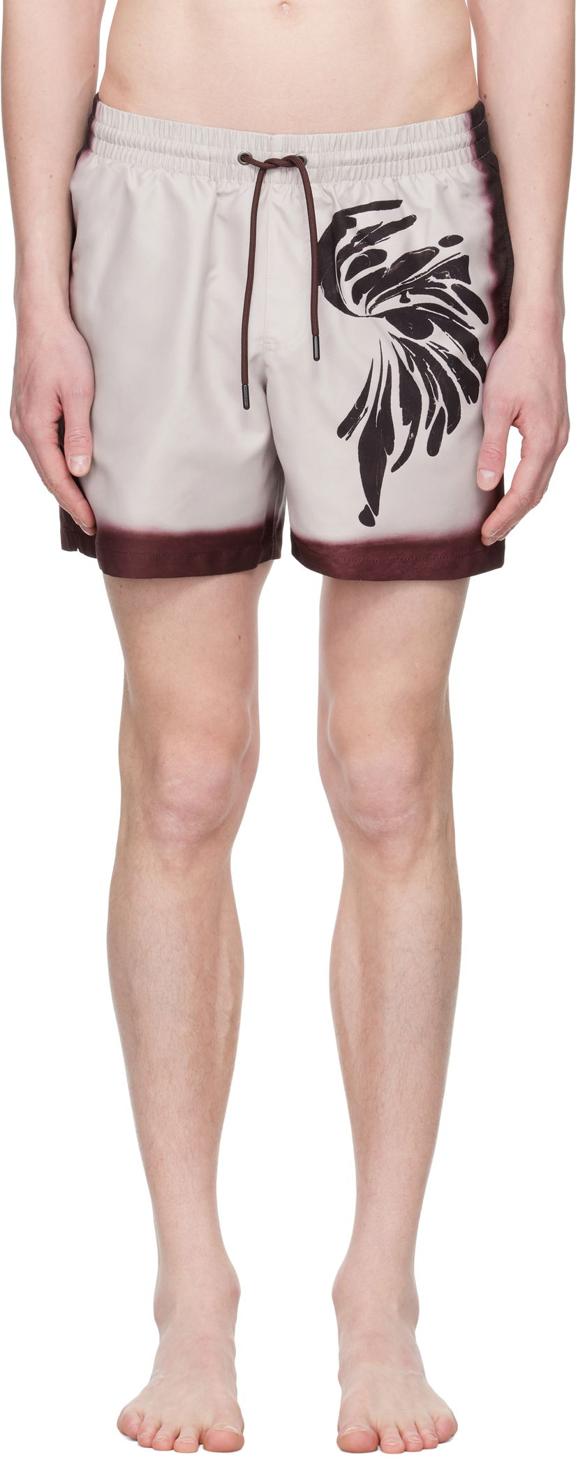 Kupaći kostimi Dries Van Noten Dries Van Noten Printed Swim Shorts Bež | 251-082500-1433