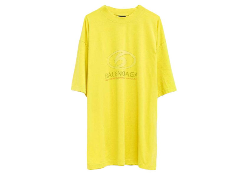 Majica kratkih rukava Balenciaga Surfer T-shirt Žuta | 764235 TPVM3