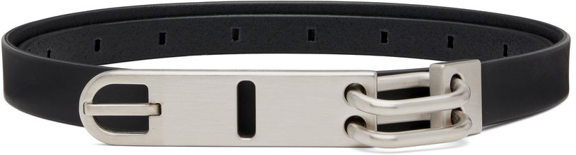Pojasevi Rick Owens Rick Owens Concordians Tongue Belt Crna | RA02E0780 LGE