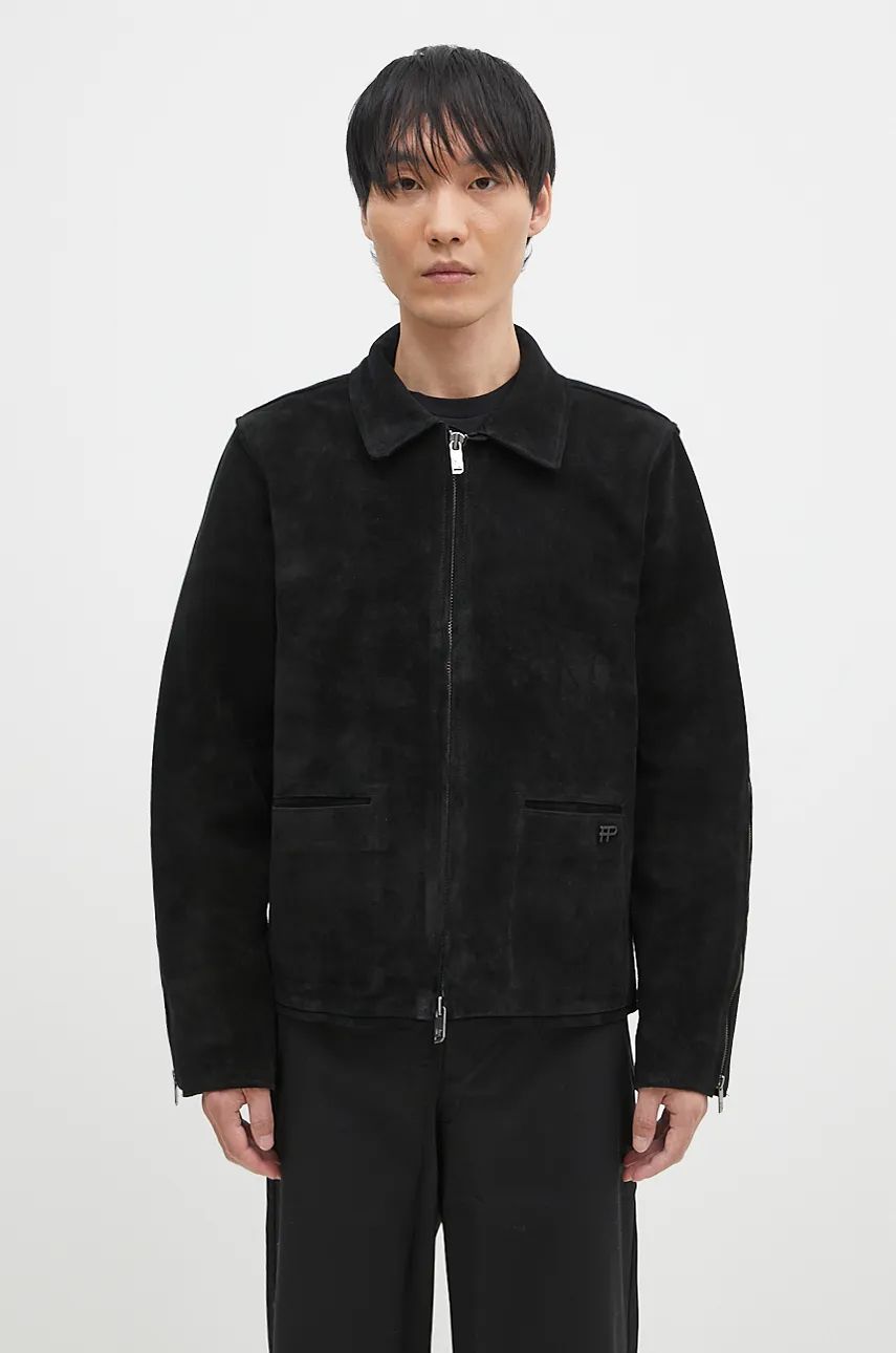 Jakna Filling Pieces Leather Jacket Suede Crna | 75922791861, 0