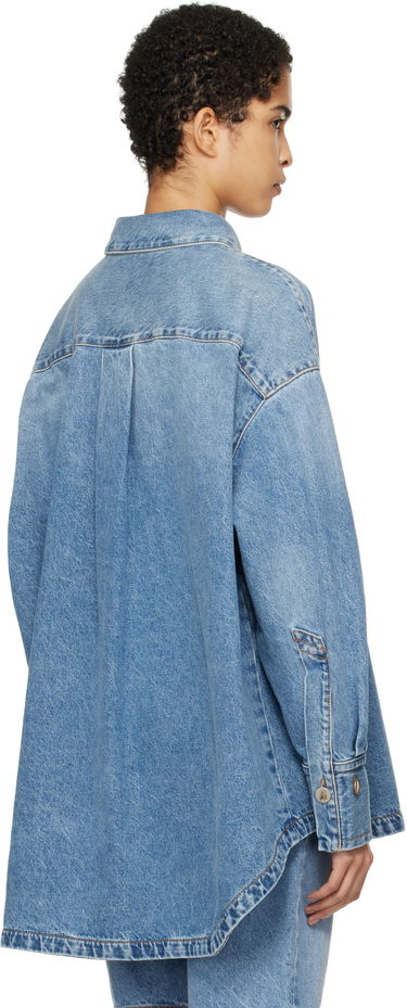 Košulja The Attico Attico Diana Denim Shirt Plava | 250WCB00068 DDD085AA, 2