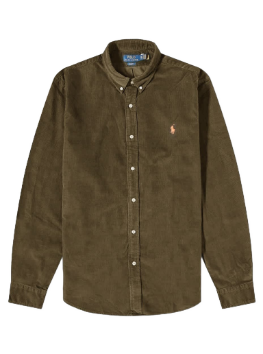 Košulja Polo by Ralph Lauren Corduroy Defender Zelena | 710818761014