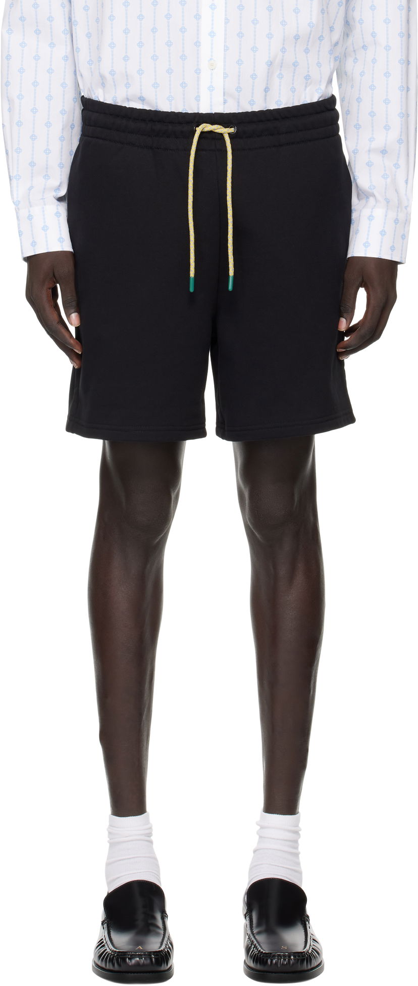 Kratke hlače Casablanca Casablanca Montagne Sweat Shorts Crna | MPF25-JTR-279-01