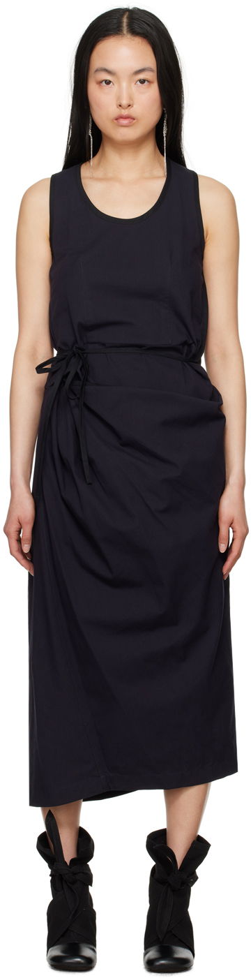 Haljina LEMAIRE Wrap Midi Dress Crna | DR1053 LF1253