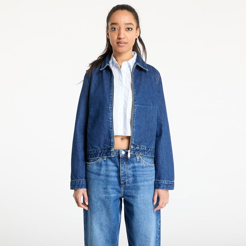 Jakna CALVIN KLEIN Calvin Klein Jeans Zip Denim Jacket Plava | J20J224545 1BJ