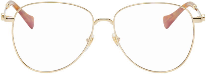 Odjeća Gucci Aviator Glasses Bež | GG1419S-004