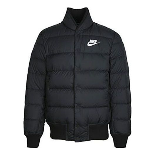 Bomber jakna Nike Nike Stay Warm Sports Down Jacket Crna | 928820-010