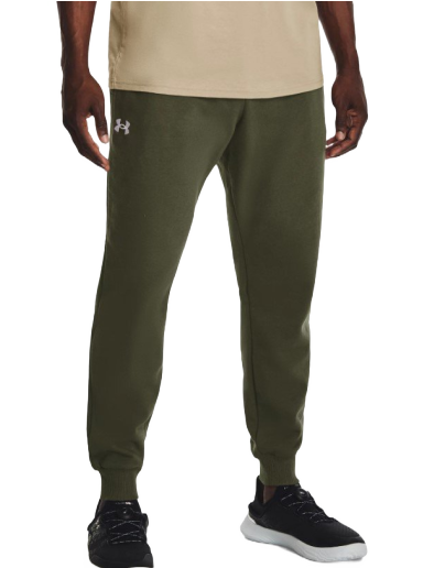 Hlače i traperice Under Armour Rival Fleece Zelena | 1379774-390