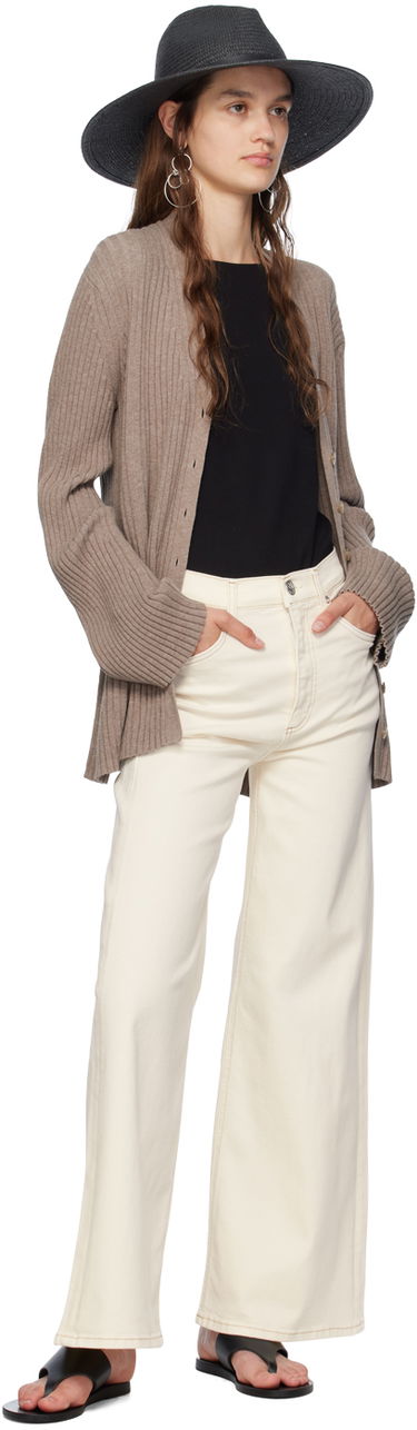 Jeans rag & bone Sofie Ankle Wide-Leg Jeans Bijela | WDD24P2993BREC, 3