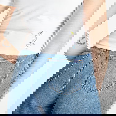 Majica kratkih rukava Footshop Romanian Artist Croptop Bijela | FTSHP_65, 2