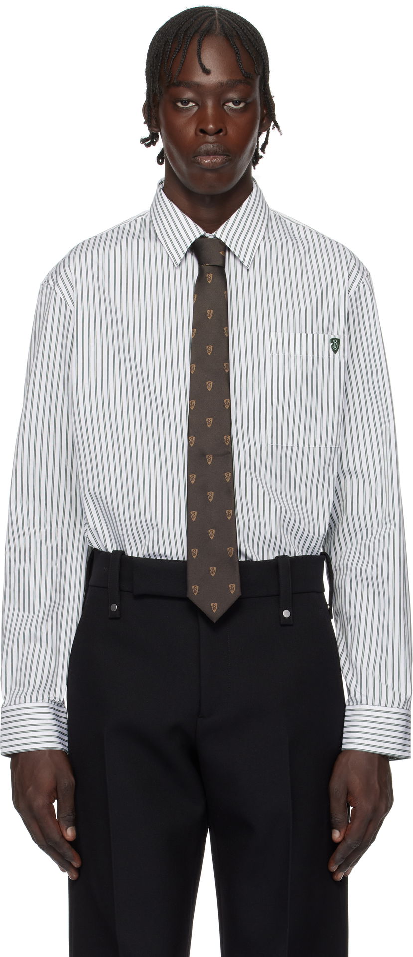 Košulja Burberry Striped Shirt Bijela | 8102560
