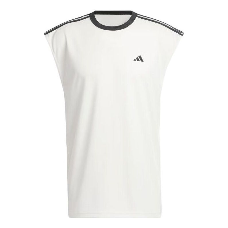 Majica bez rukava adidas Originals All World Basketball Sleeveless T-Shirt Bijela | IL2293