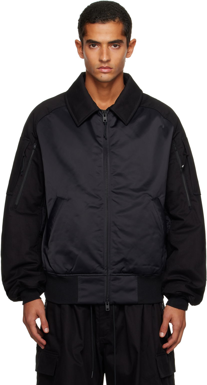 Bomber jakna Y-3 Y-3 UT Twill Bomber Jacket Crna | JY4554