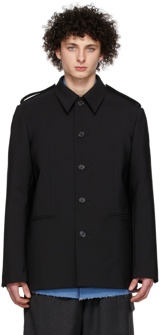 Košulja We11done We11done Regular Collar Jacket Crna | WD-JK1-22-084-M-BK