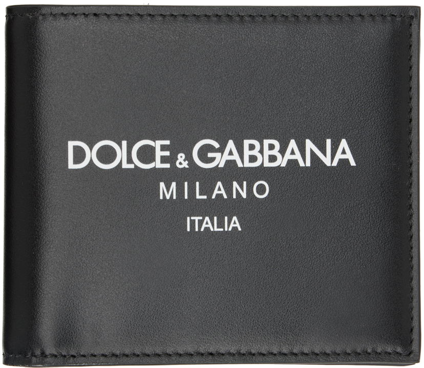 Novčanik Dolce & Gabbana Black Logo Wallet Crna | BP1321AN244