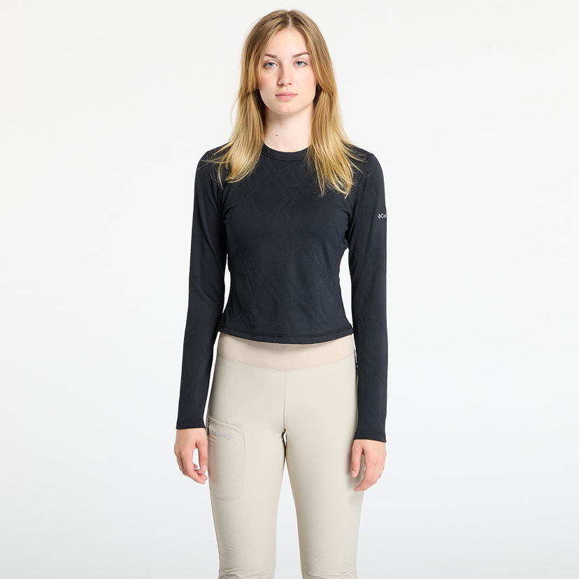Majica kratkih rukava Columbia Granite Point™ Long-Sleeve Crew Neck T-shirt Crna | 2135401010
