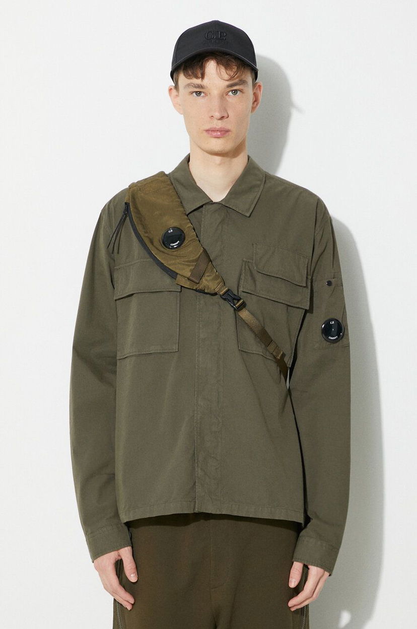 Košulja C.P. Company Shirt Regular Zelena | 16CMSH121A002824G