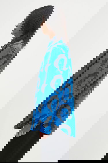 Košulja Wales Bonner Wales Bonner Selah Relaxed Shirt Plava | MA25SH05.CO11.599, 1