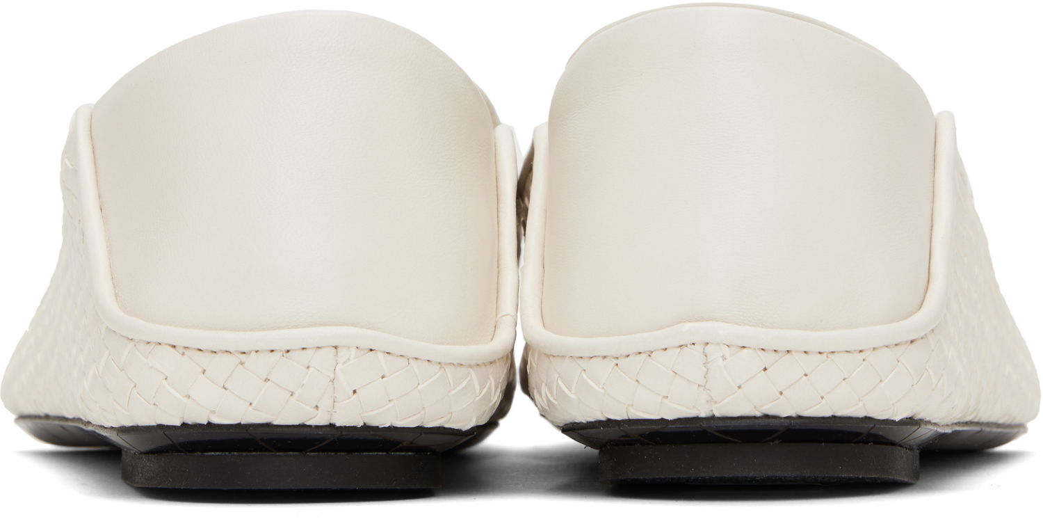Njega cipela Bottega Veneta Bottega Veneta Adamo Woven Slippers Bijela | 807010 V4VE0, 1